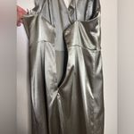 Jenny Yoo  Lana Satin Wrap Bridesmaid Dress in Sage Photo 10