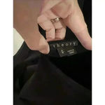 Theory Scoop Neck Dress Size Small Classic Office Vixen Dark Academia Photo 3