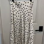 Francesca's Francesca’s maxi black and white polka dot flowy skirt Photo 1