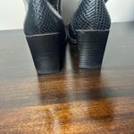 Bandolino  vintage Y2K 2000s 90s retro  Black leather ankle square toe boots 6.5 Photo 7