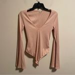 Free People Intimately Charli Flare Sleeve Bell Ribbed Bodysuit- Size Small Photo 3