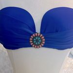 Bikini Swimsuit Top Royal Blue Fits Womens M Size M Photo 1