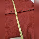 Joseph A  Rust Orange 100% Wool Ruffle Hem Jacket Size L Photo 4