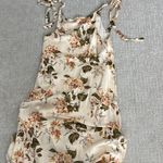Reformation  Aden 100% Silk Dress in “Bella” floral print cream sleeveless midi Photo 10