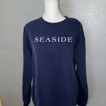 Comfort Colors  Size Medium Seaside Florida Navy Blue Crewneck Sweatshirt Photo 0
