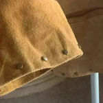 DAVID BROOKS Pig Suede Leather Jacket Women Studded Western Boho Brown S 18 Tan Photo 7