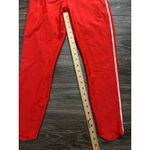 Athleta  Pacesetter Tipped 7/8 Tight Leggings in Cardinal Red/White Sz Medium Photo 1