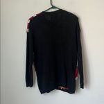 Vintage 90s Farm Sweater – Heirloom Collectibles – Fall Cardigan – Size Large Black Photo 5