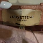 Lafayette 148 New York Gates Full Leg Linen & Silk Blend Pant Size 14 Light Pink Photo 2