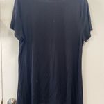 Adrianna Papell Adriana Papell black shark bite top size large w flowy bottom assymetrical hem Photo 3