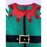 United States Sweater Holiday Elf Sweater (or size small sweater dress) Green Size L Photo 2