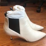 BALLY ALANNA Leather Ankle Boots in Bone White Women’s Size 8 Photo 3