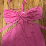 MORE TO COME Kristen Halter Mini Dress in Pink Size XL Photo 7