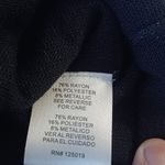 Joseph A  Cardigan Womens Size Small Black Button Front Sequin Long Sleeve Photo 6