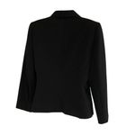 Tahari Arthur S. Levine Womens Petite Pinstripe Blazer 10P Black/Gray 3 Button L Black Photo 1