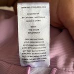 Wilo the label activewear athletic pink Barbie white sports bralette bra size xs Purple Photo 2