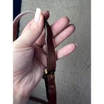 Bally Vintage Leather Brown Crossbody Zipper 3 Pocket Everyday Small Bag Purse Photo 12