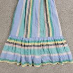 Rails  Womens Ari Dress Small Blue Jamaica Stripe Spaghetti Strap V Neck Sundress Photo 8