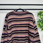 Anthropologie Elsamanda Striped Chunky Knit Alpaca Wool Blend Sweater M Medium Photo 5