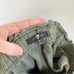 7 For All Mankind  Women’s 30 Olive Green Paperbag Jeans Photo 4