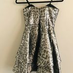 Blondie Nites Silver Leopard Prom Dress  Photo 4