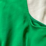 Topshop Pleated Sleeveless Solid Back Accent Zipper Dress in Green - Size 8 Photo 12