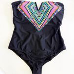 Jessica Simpson Women's Venice Beach One Piece Swimsuit Size Medium NWT Photo 3