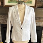 Banana Republic  Crisp White Suit Jacket Photo 0