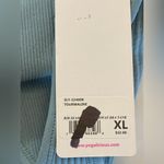 Yogalicious Teal Ribbed Button-Front Crop Top Photo 6