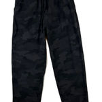 Lululemon Stretch High Rise Crop 23" Camo Pants Women's Size 2 Black Activewear Photo 0