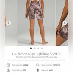Lululemon Women's Tie-Dye Bike Shorts Photo 5