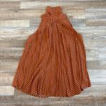 Smythe Polka Dot Drape Blouse Amber Orange Size M Size M Photo 1
