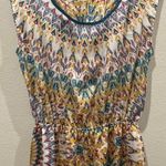 ABS Allen Schwartz ALLEN B. Tribal Multicolor Mini Dress  Photo 0
