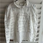 Zadig & Voltaire  Ivory Lace-Accented Blouse Photo 1