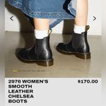 Dr. Martens  2976 Smooth Leather Chelsea Boots Womens 10 Mens 9 new without tags Photo 2