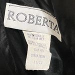 Vintage 80s Junior Dress 11/12 Metallic Floral Velvet Prom Roberta Sexy Romantic Size undefined Photo 4