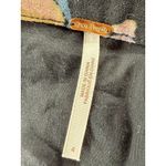 Free People "Smooth Sailing" Button Front Maxi Skirt Black Pink Floral Sz 4 EUC! Photo 3