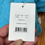 ANDIE  Malibu One piece swimsuit seashell textured blue size S NWT flaw Photo 5