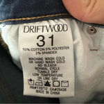 Driftwood Colette Floral Embroidery Straight Cropped Jeans Photo 8