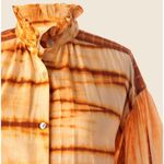 Alix of Bohemia Poet Blouse in Sunrise Shibori NWT Sz. M Gold Size M Photo 2