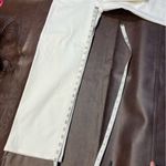 Madewell Slim Wide Leg Crop White Jeans Button Fly Summer Spring Vacation 23 Photo 13