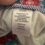 Talbots  Womens Relaxed Chino Shorts Size 12 Sketched Blooms Colorful Preppy Photo 6