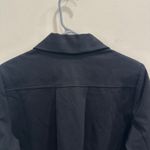 Maeve Anthropologie Black Shrunken Swing Ponte Jacket Size 10 Career Minimalism Photo 7