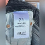 Mother 24 high waisted looker ankle fray huntress jeans gray 25 Gray Photo 10