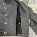 EXPRESS  xs wool blend Grey Peplum Peacoat Photo 14