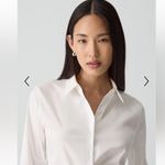 Theory  Fitted Shirt in Good Cotton, Large Photo 1