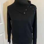Valerie Stevens  2 Ply 98% Cashmere Cowl Neck Asymmetrical Sweater EUC Photo 0