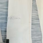 FreeTech Softshell Hoodie Jacket Vest Size Large White Gray Full Zip Fleece Photo 1