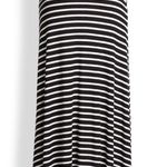 BCBGMAXAZRIA MAXAZRIA Black & White Striped Maxi Skirt Size XL Photo 1