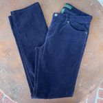 Ralph Lauren Y2K  navy blue corduroy low rise straight leg pants size 4 Photo 1